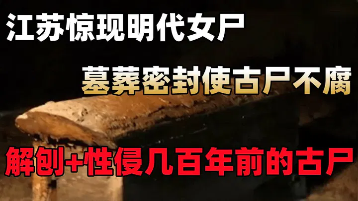 【SM重味】江苏明代女尸不腐，异香竟引来数百年后解剖性侵