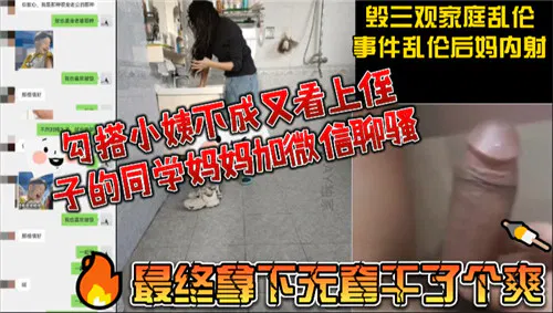 【淫母兽儿】追求小姨无果，又盯上侄子同学的母亲加微信暧昧