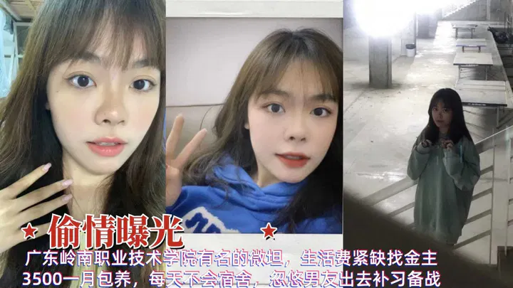 【人妻巨乳】偷情曝光：广东岭南职业技术学院学生妹被包养，与金主私拍视频